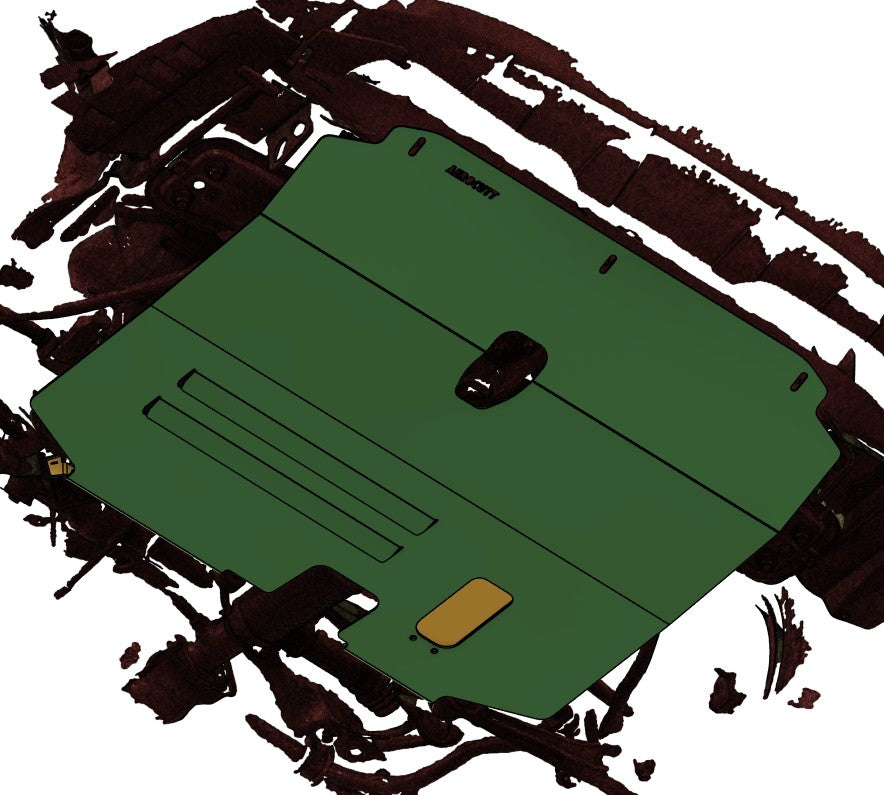 honda bb6 prelude skid plate set