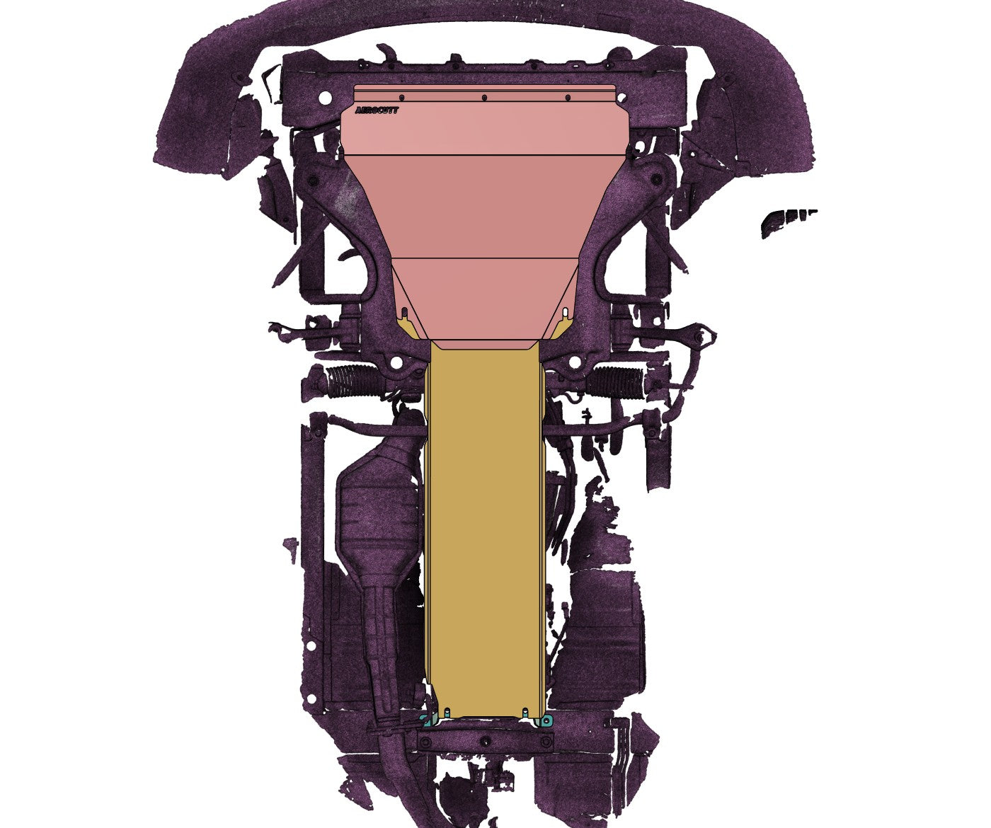 Ford Falcon EL Underbody Protection Bash/Skid Plate
