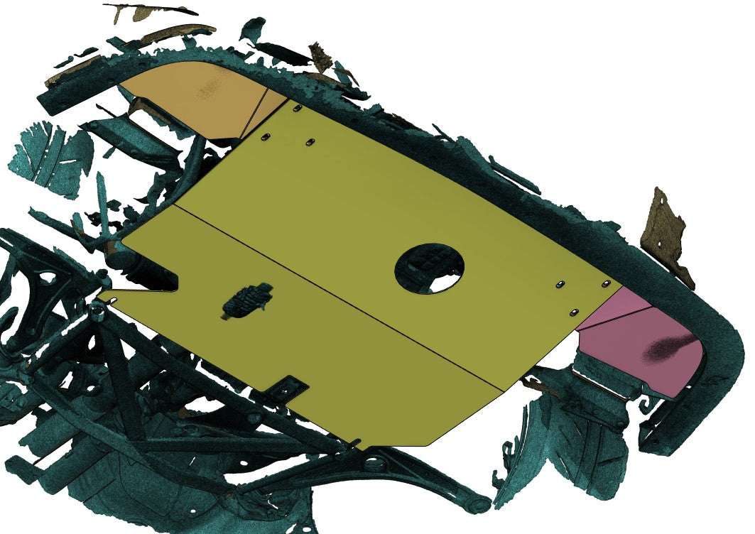 Mitsubishi Evo VI (6/6.5) Underbody Protection Bash/Skid Plate