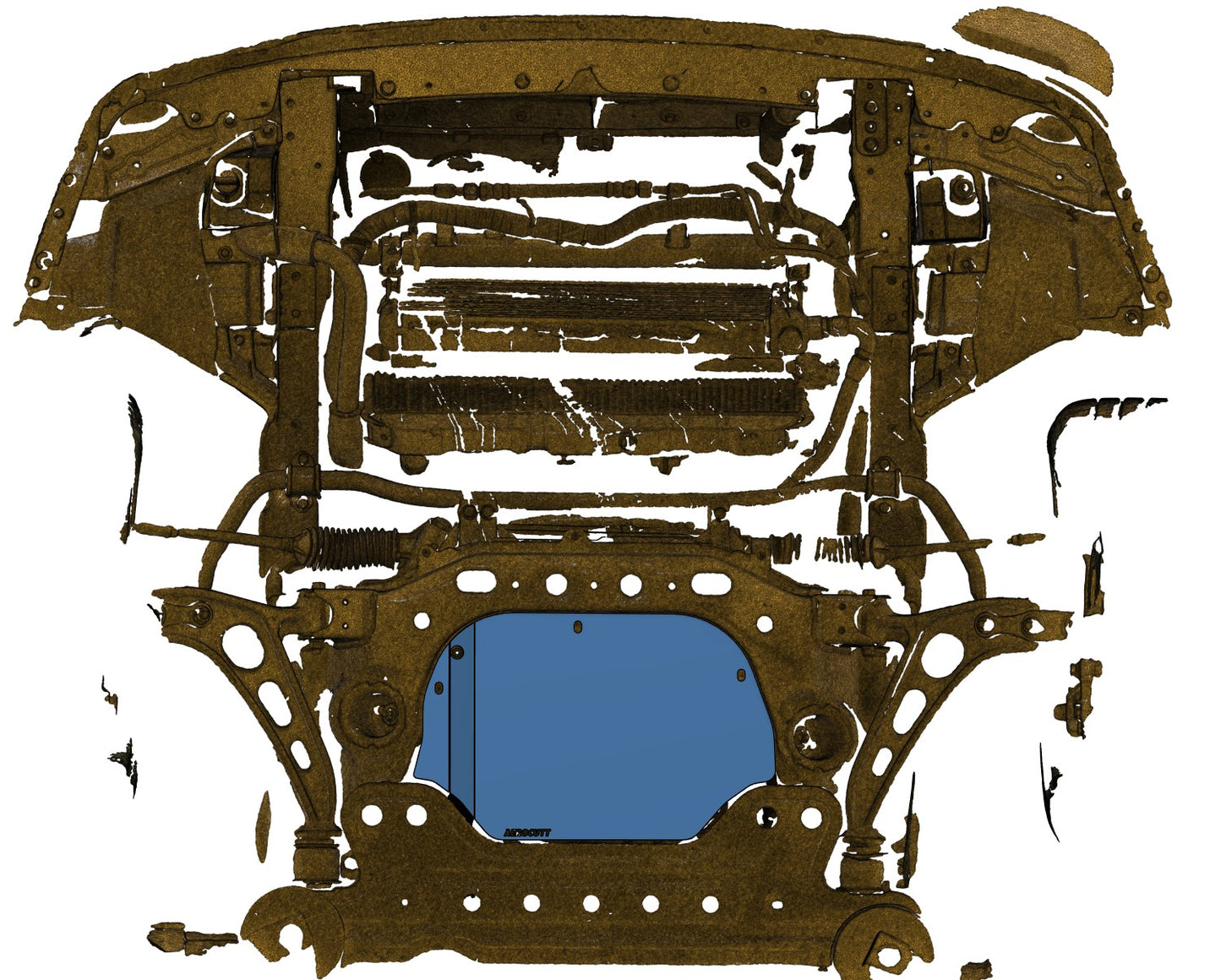 Mazda RX7 FC Engine Underbody Protection Bash/Skid Plate