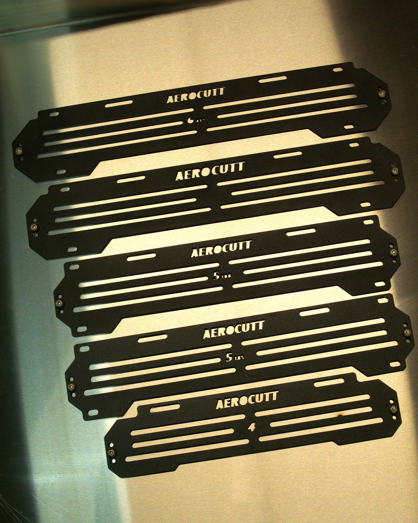 Heritage Number Plates Adapter Pair riser set HISTORIC PLATES Aerocutt aerocut vintage plate holder