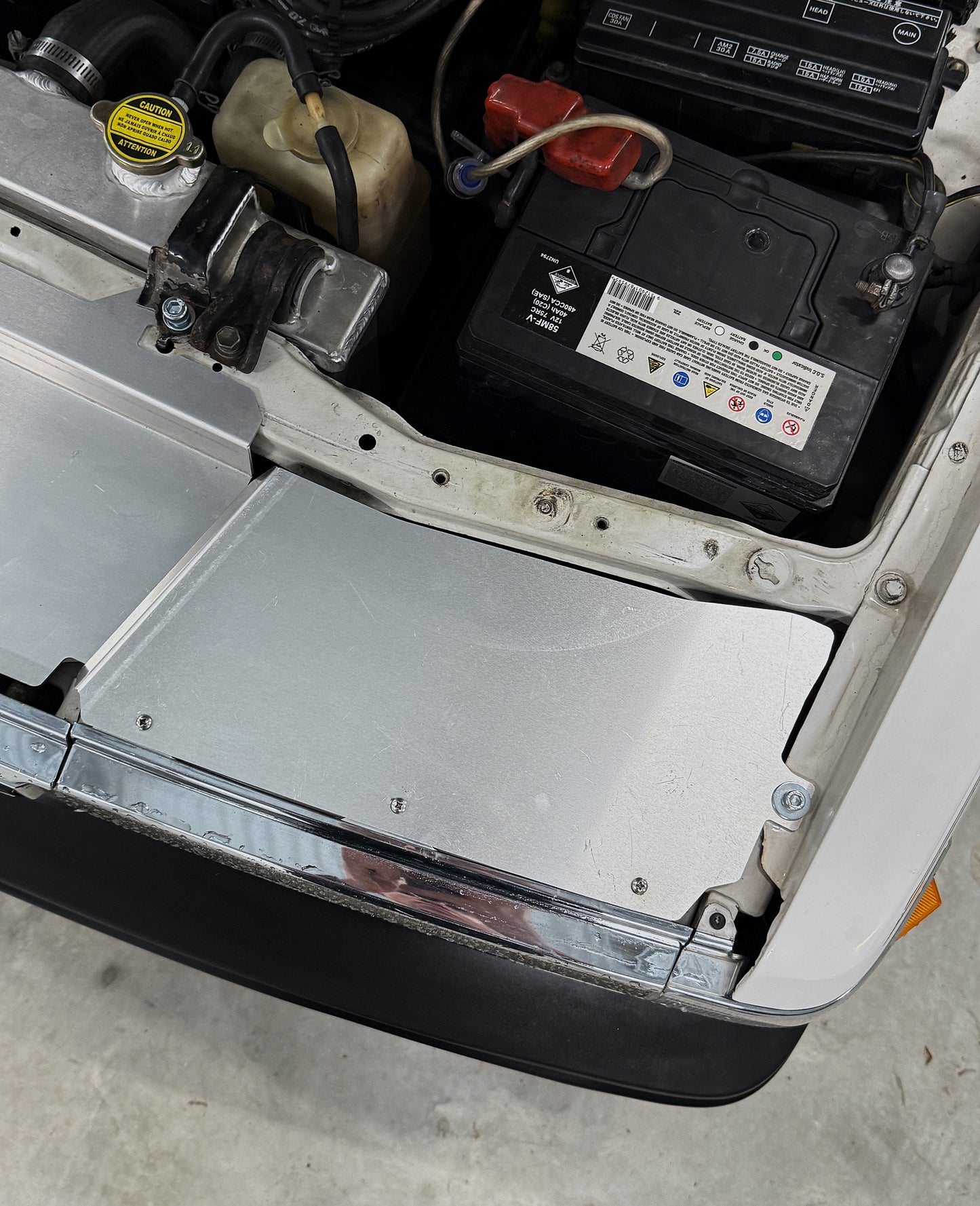 Toyota Cressida MX73 Radiator Cooling Panel/Air Diversion Plate