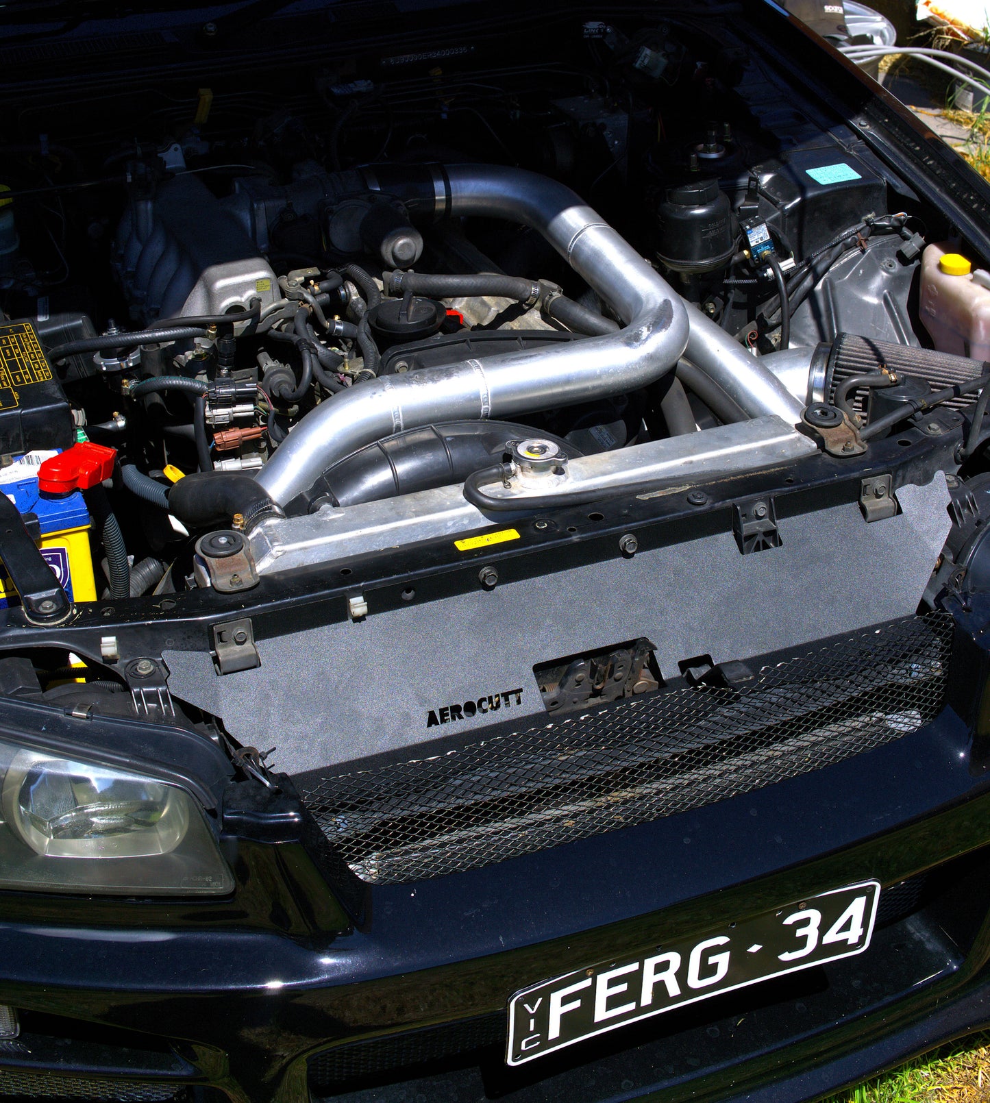 Nissan Skyline R34 GTT Radiator Cooling Panel/Air Diversion Plate