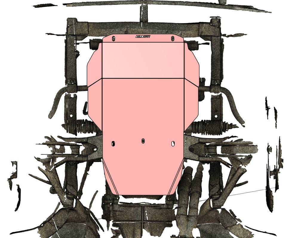 Holden Gemini TG/TF Underbody Protection Bash/Skid Plate sump guard oil service plate aerocutt aerocut 3d scan bottom