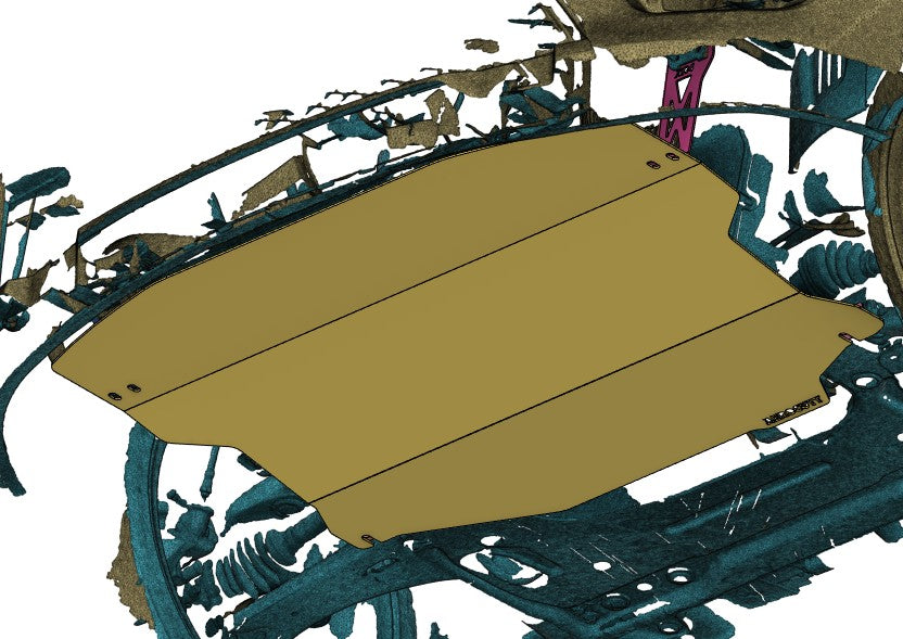 Ford Fiesta XR4 Underbody Protection Bash/Skid Plate