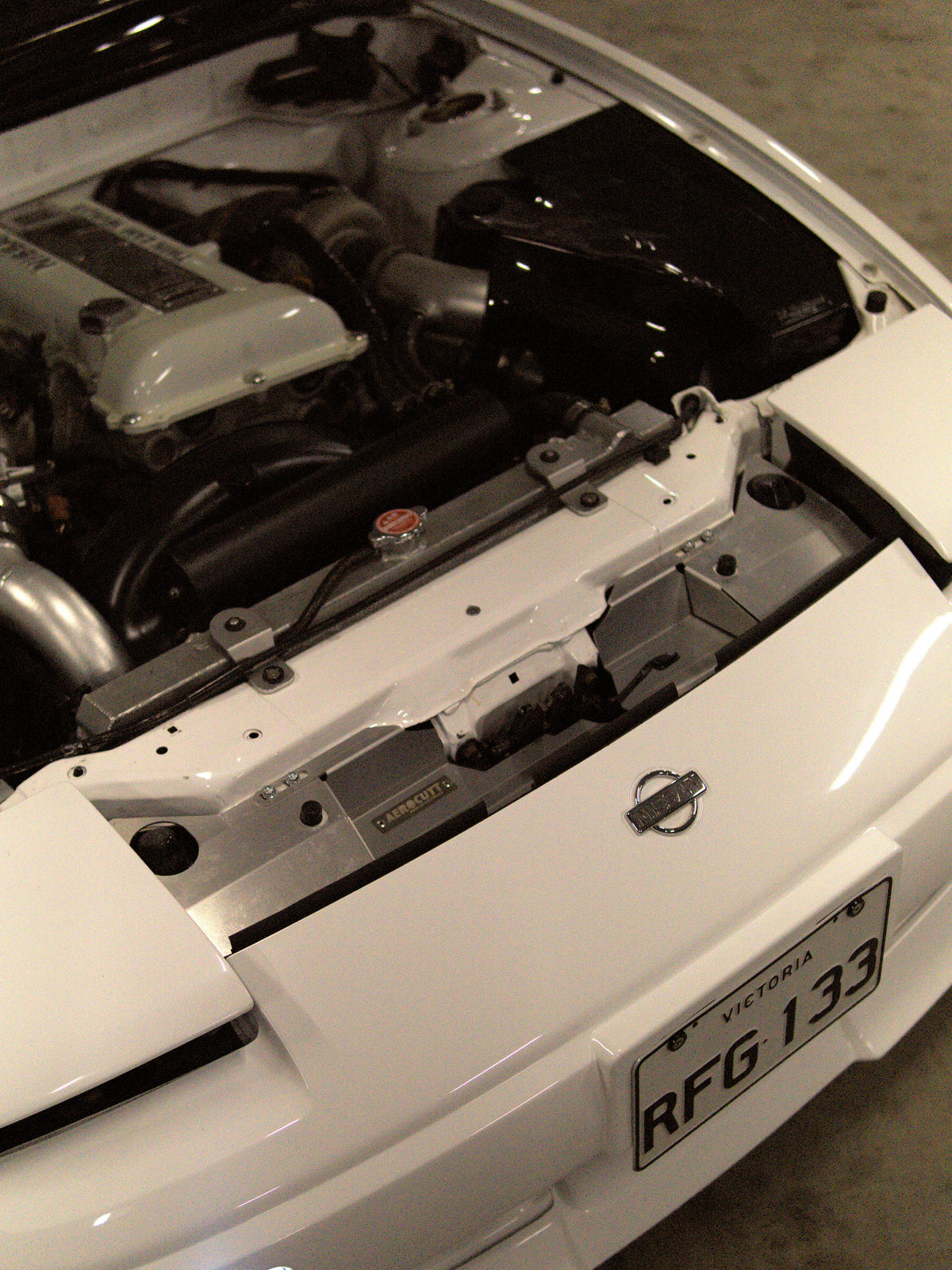 Nissan 180SX Radiator Cooling Panel/Air Diversion Plate Set