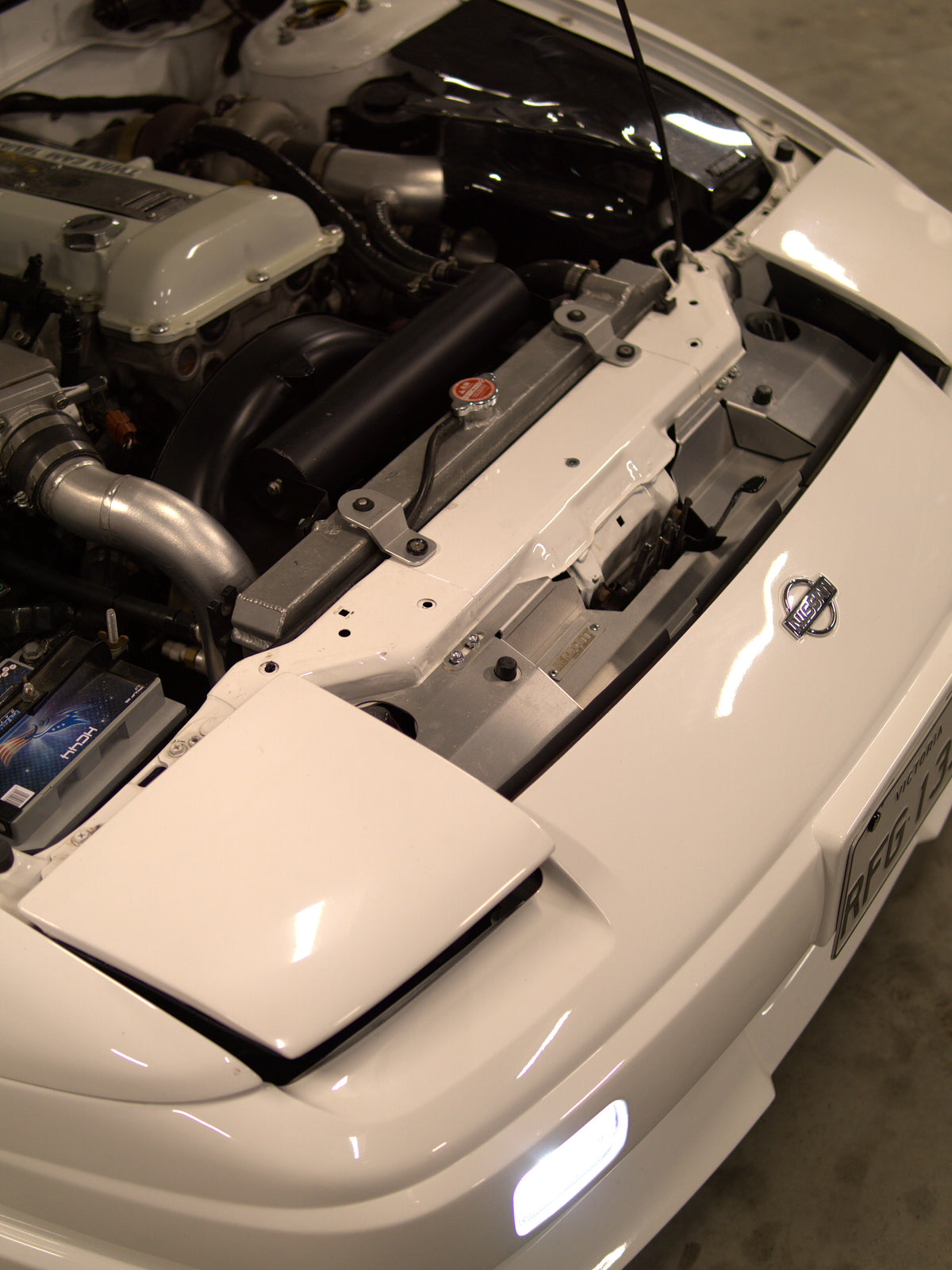 Nissan 180SX Radiator Cooling Panel/Air Diversion Plate Set