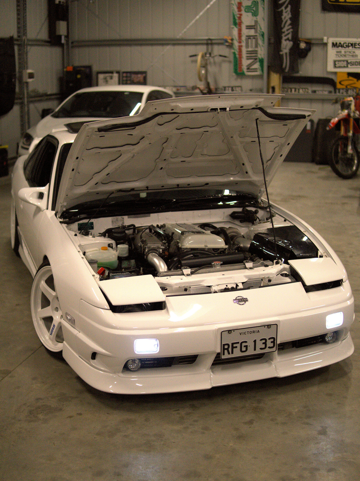 Nissan 180SX Radiator Cooling Panel/Air Diversion Plate Set