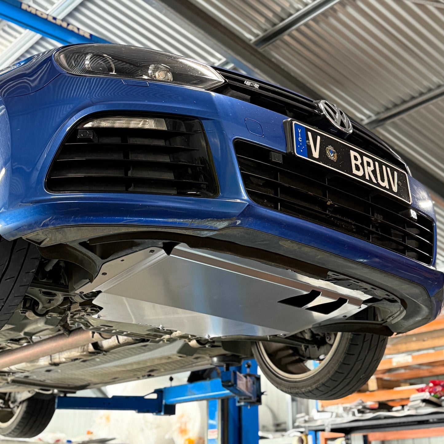 Volkswagen golf skid plate underside of car, golf mk5 mk6 undertray replacement panel, protection under car golf mk5 mk6 