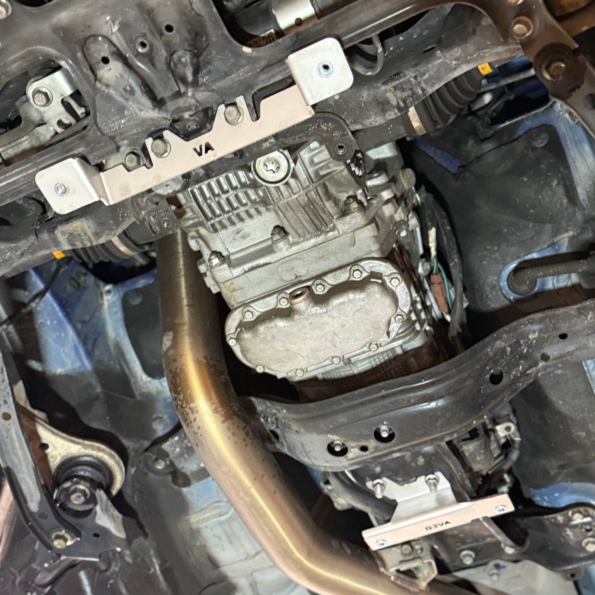 Subaru Impreza VA WRX STI Underbody Protection Bash/Skid Plate UNDERTRAY REPLACEMENT OIL SERVICE PLATE TRANSMISSION PLATE STAINLESS BRACKETRY 