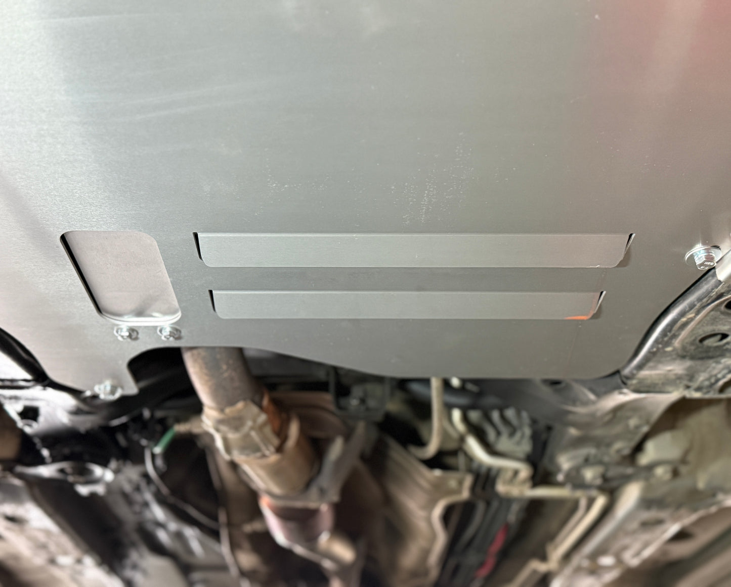Honda Odyssey RB1 Underbody with Aerocutt Aluminium Sump Guard Installed