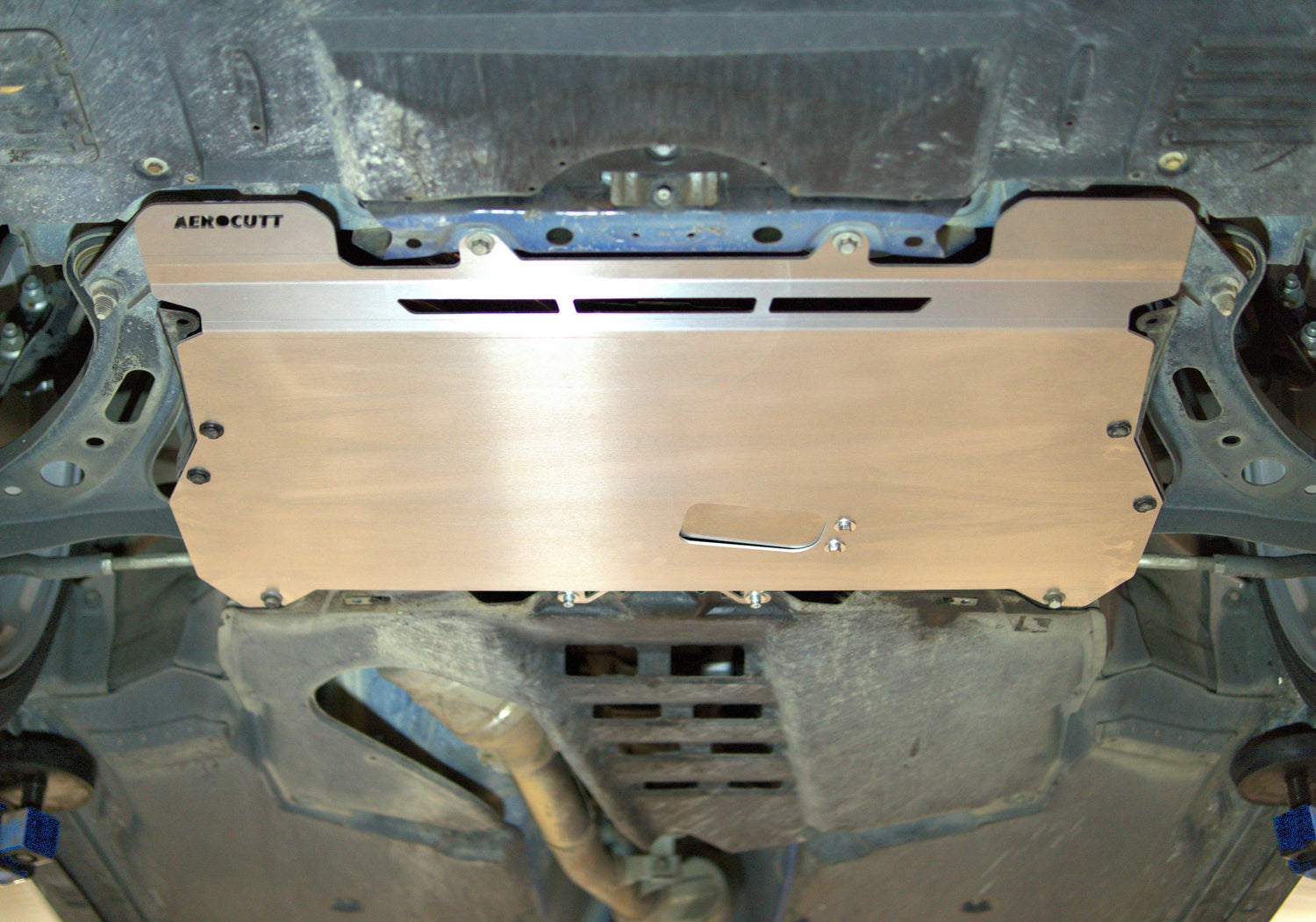 Subaru BRZ Underbody Protection Bash/Skid Plate under tray replacement aerocutt aerocut flat floor diffuser front on car 