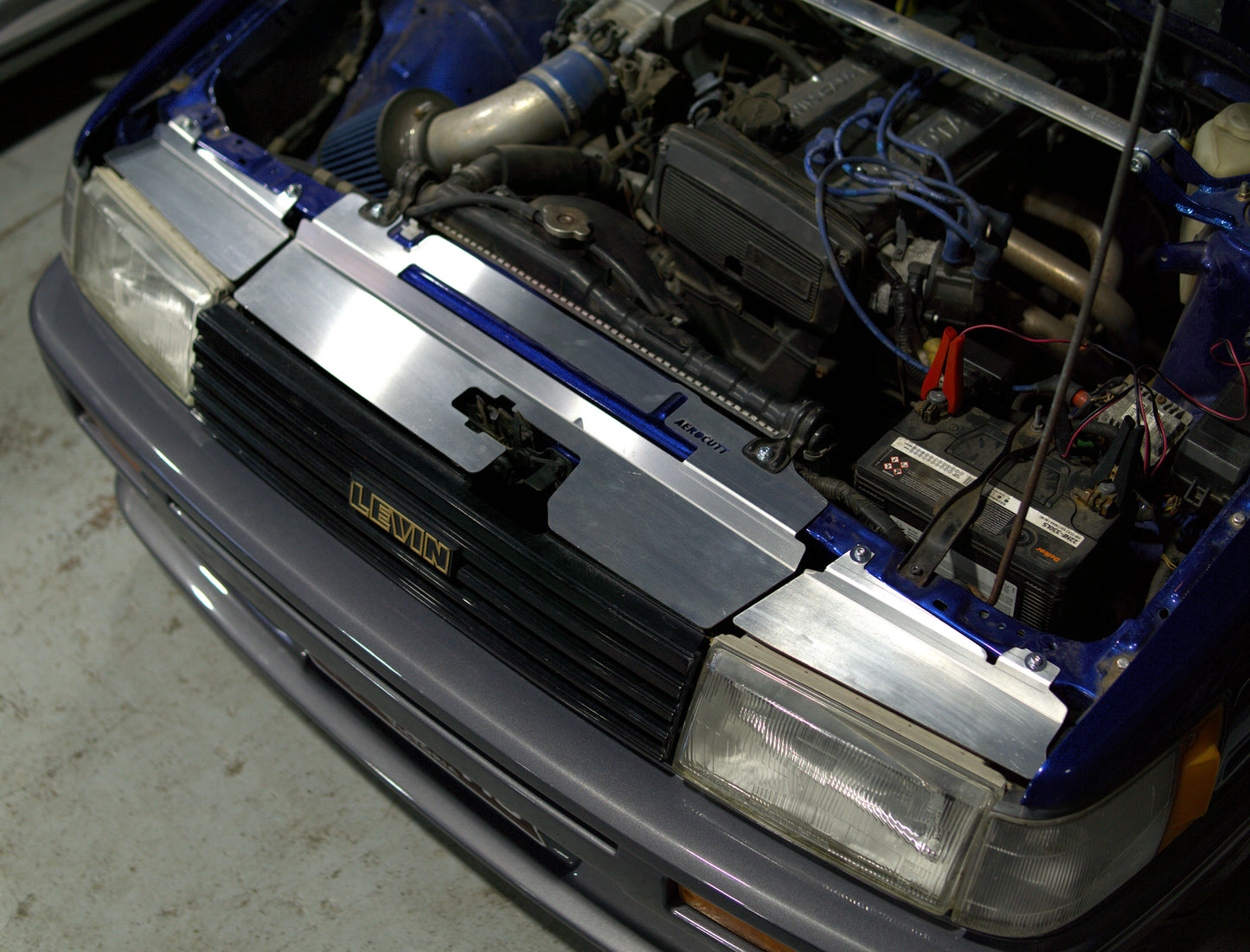 Toyota Corolla AE86 Levin Radiator Cooling Panel/Air Diversion Plate Set