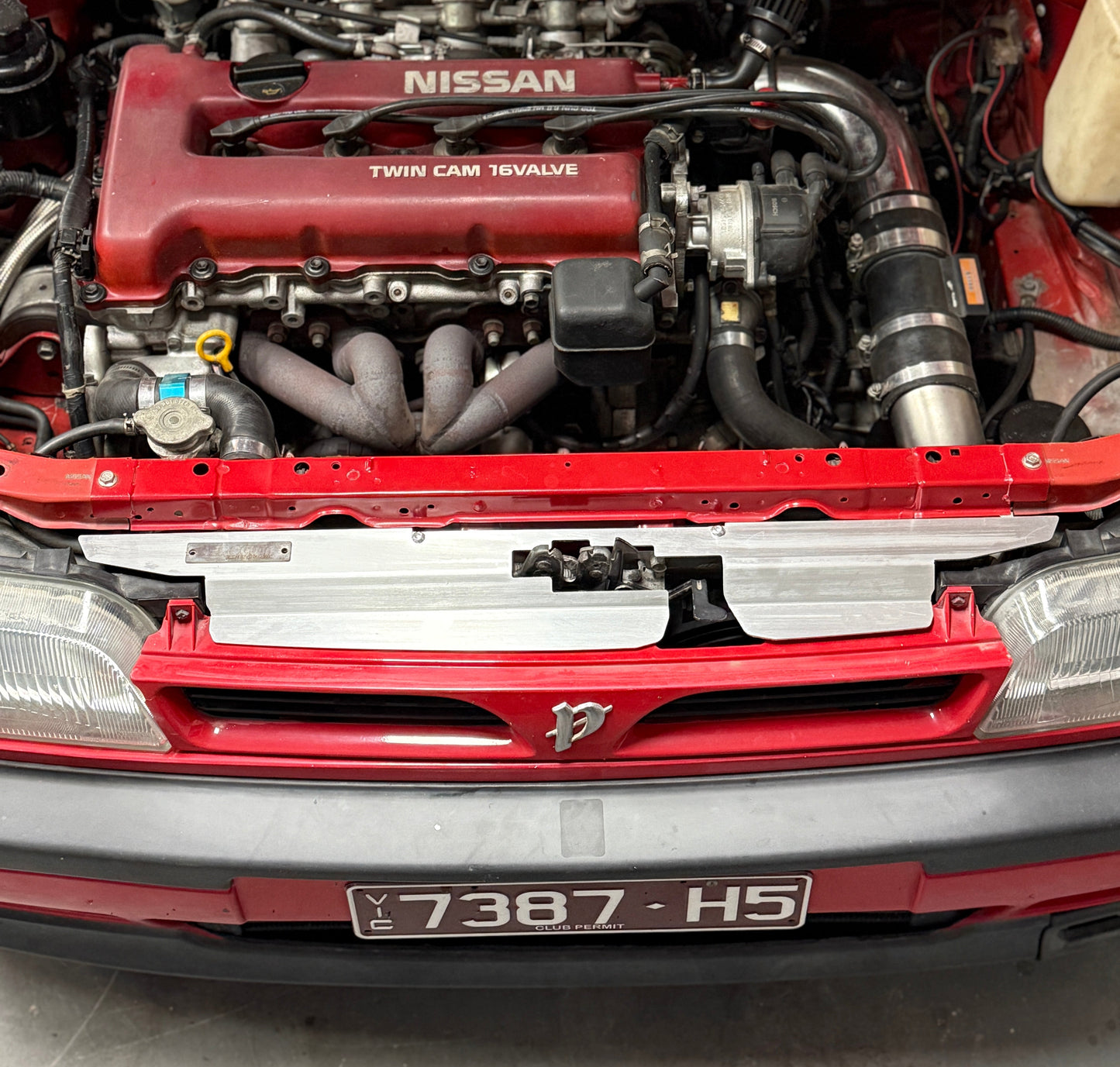 Nissan Pulsar N14 Radiator Cooling Panel/Air Diversion Plate