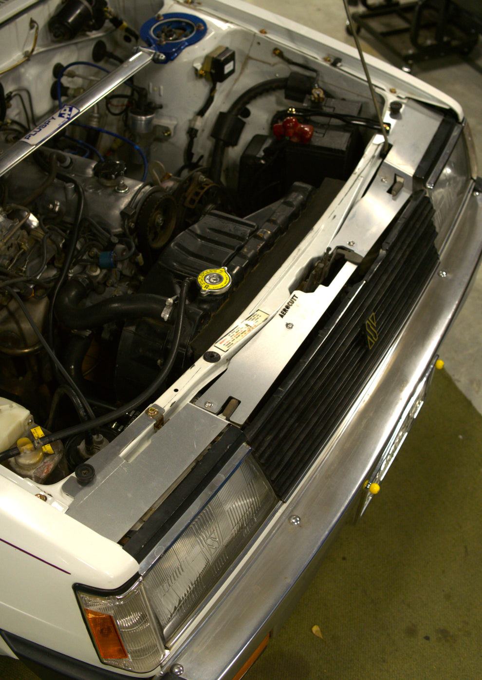 Toyota Corolla AE71 KE70 Slant Front Radiator Cooling Panel/Air Divers ...
