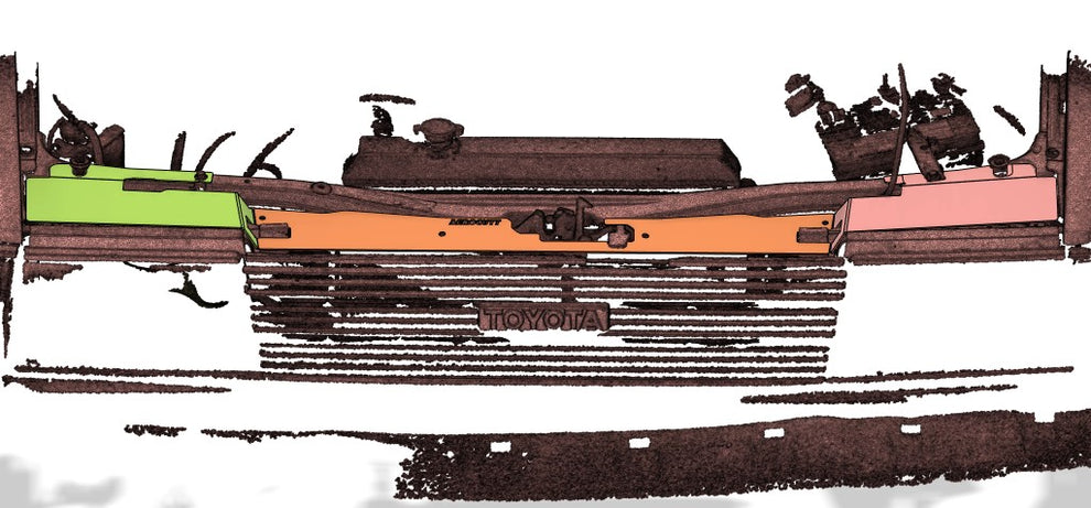 Toyota Corolla AE71 KE70 Slant Front Radiator Cooling Panel/Air Divers ...