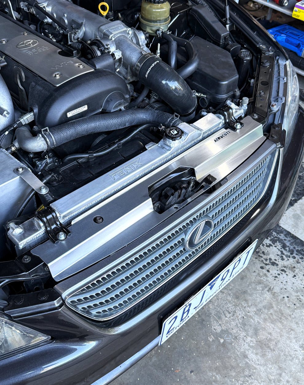 Altezza Radiator Toyota IS200/IS300/Altezza Radiator Cooling Panel/Air Diversion Plate ...