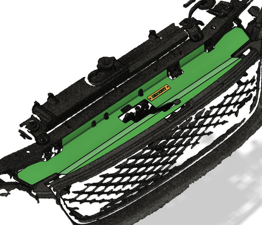 a nissan stagea air diversion panel for the radiator