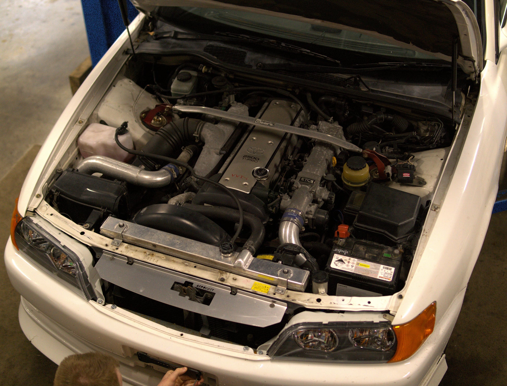 JZX100 chaser air diversion plate 