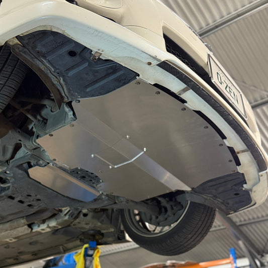toyota crown underbody panel on the car 