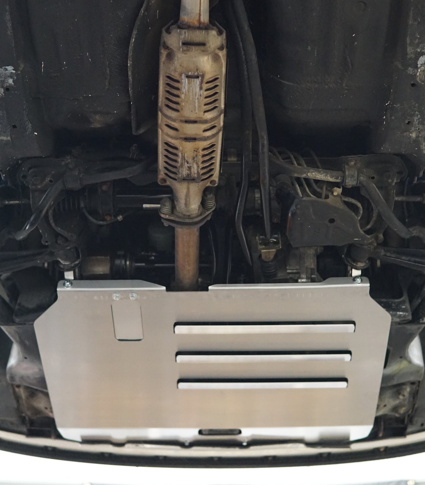 Honda Integra DA9 Underneath with Aerocutt Aluminium Undertray Fitted