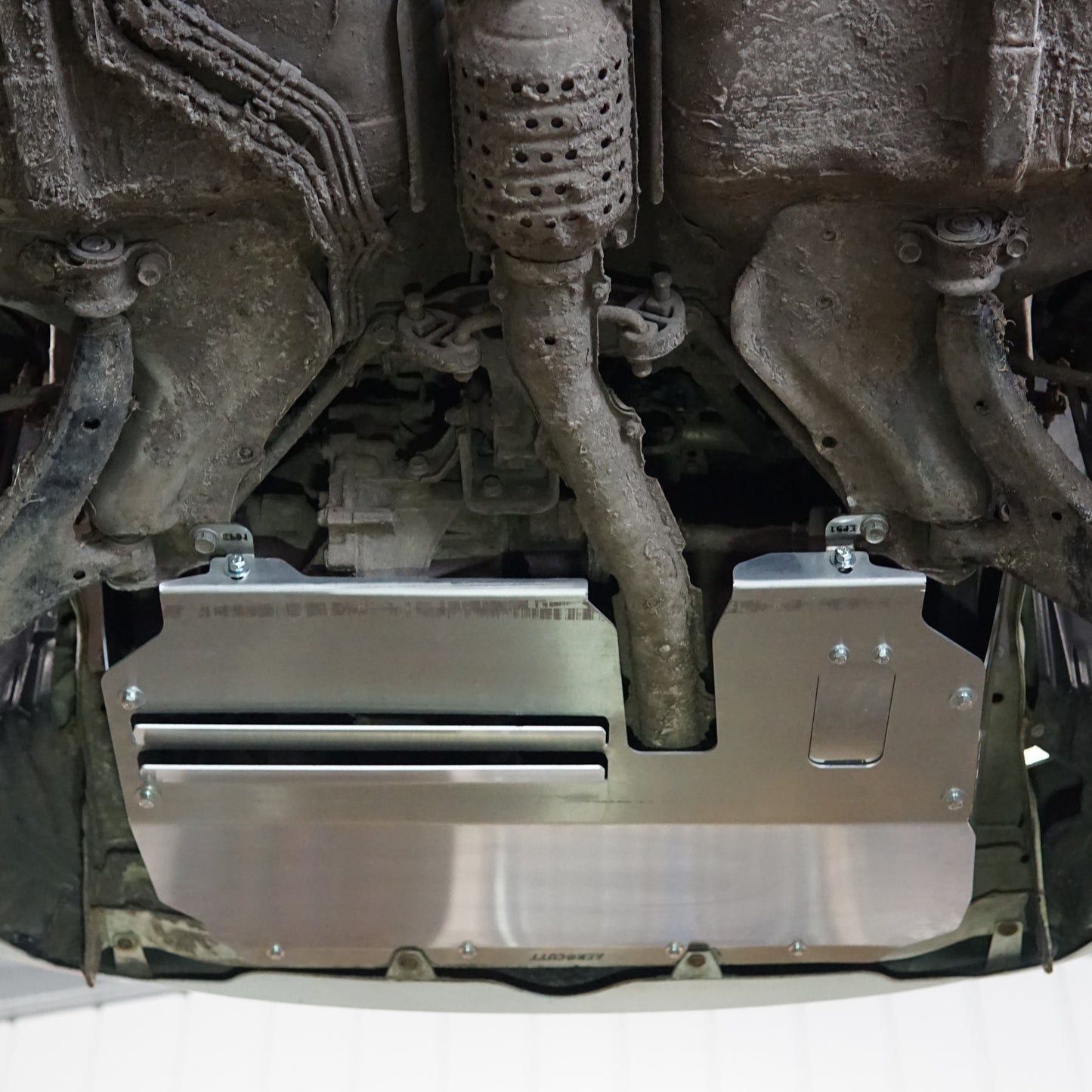 Toyota Starlet EP91 under rear with an Aerocutt aluminium undertray installed