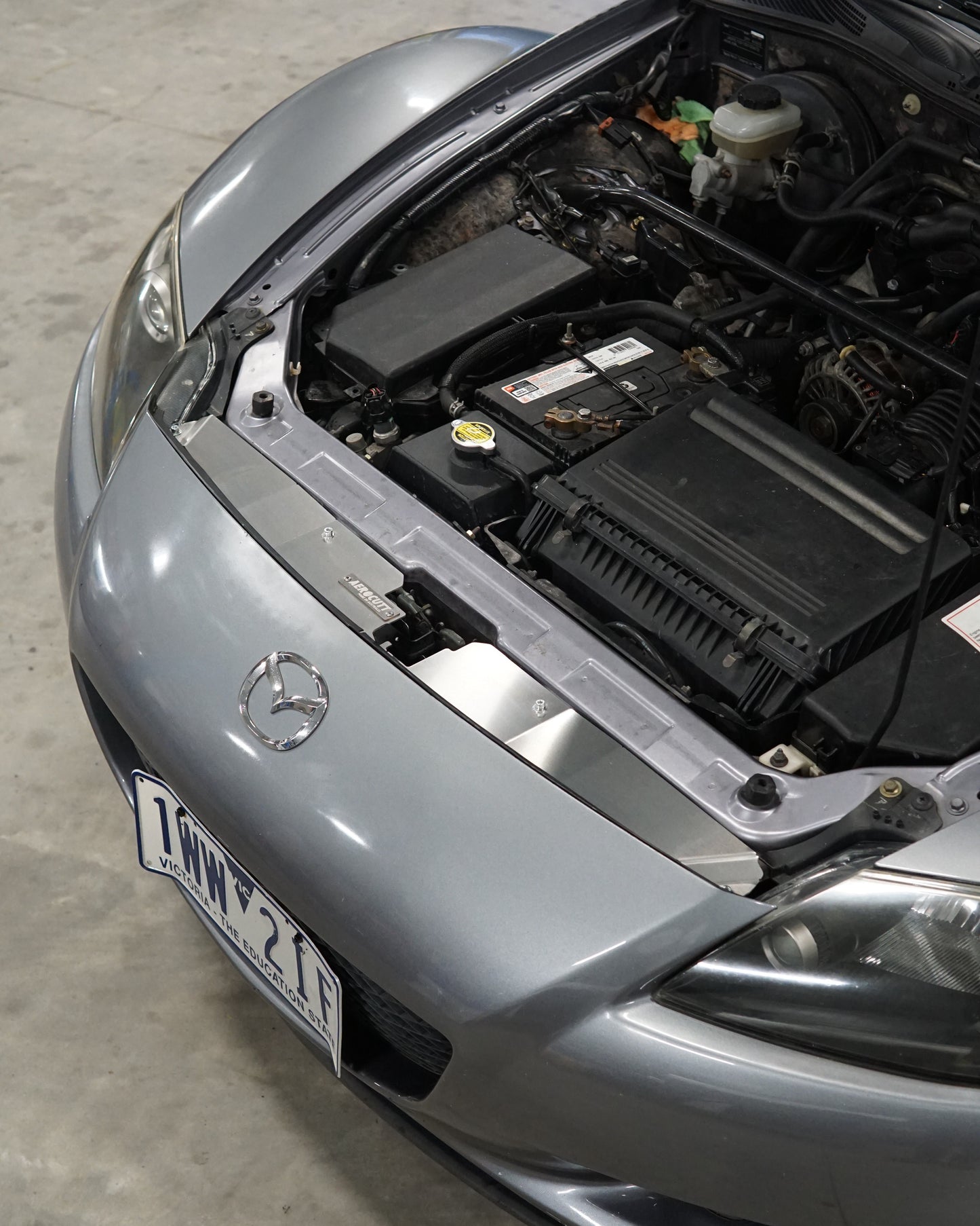 mazda rx8 front radiator plate 