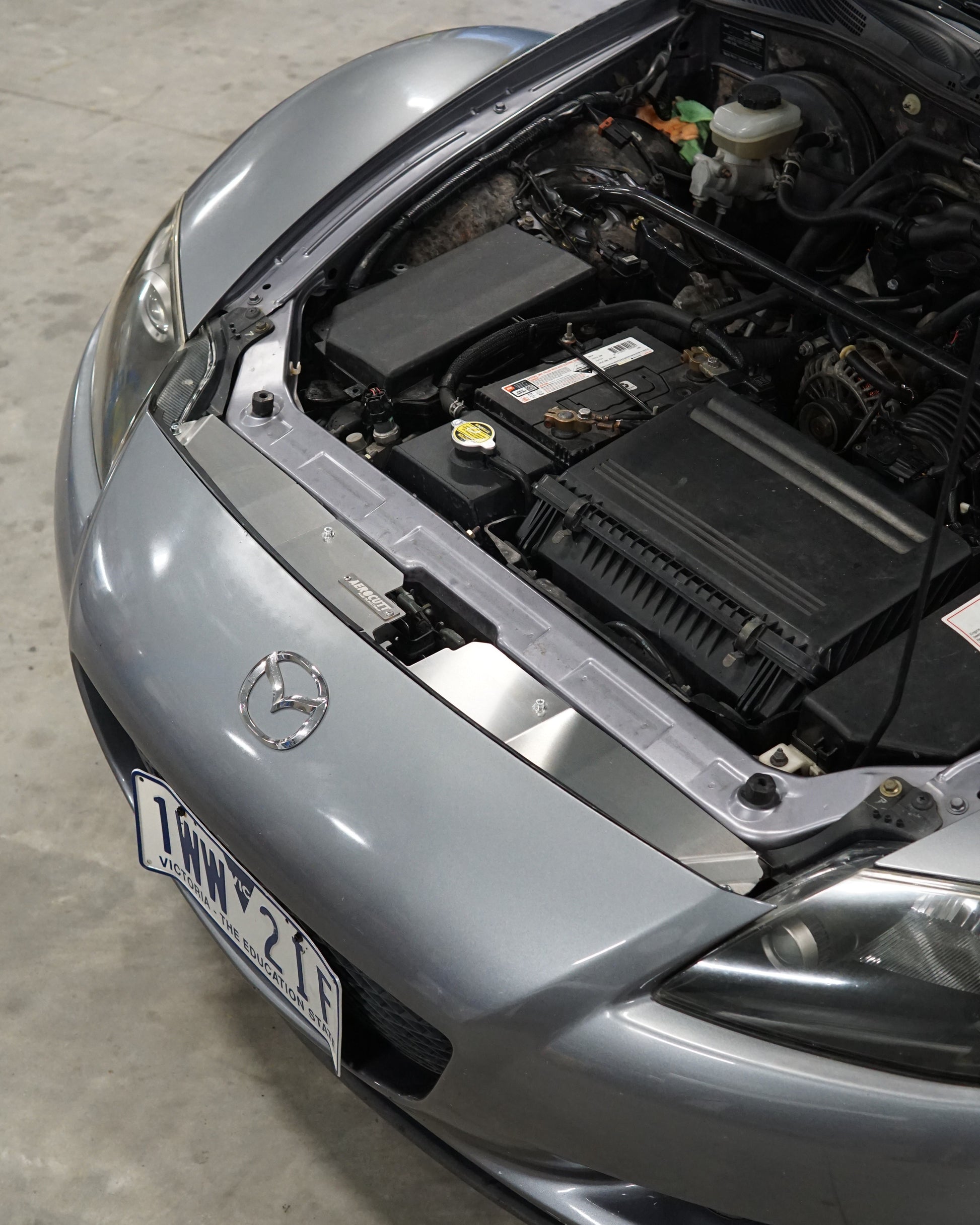 mazda rx8 front radiator plate 