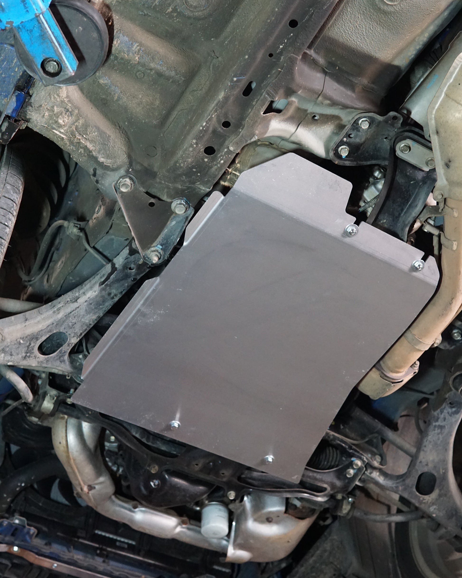 Subaru Impreza G3 WRX Under with Aerocutt Transmission Skid Plate Installed