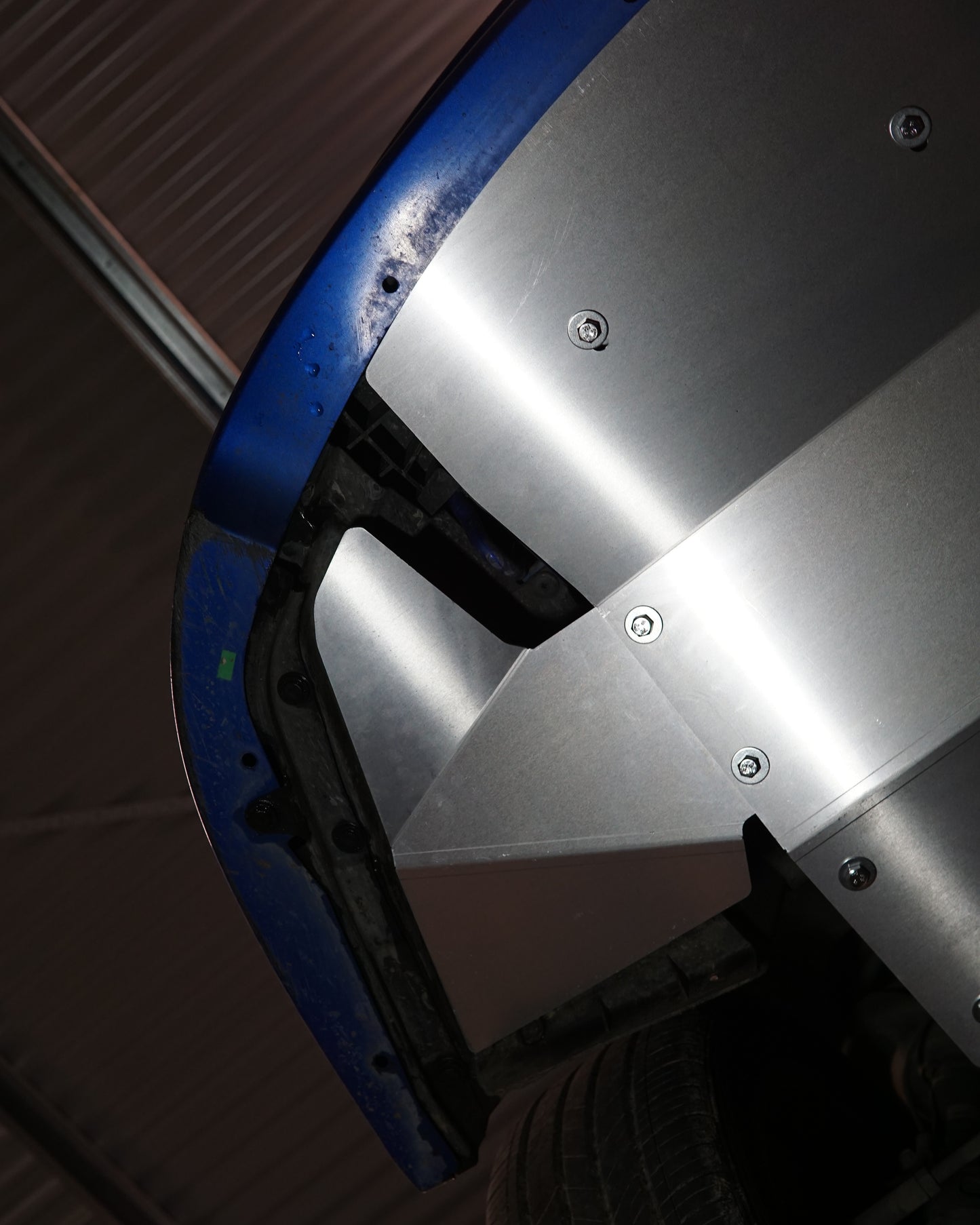 Subaru Impreza G3 WRX Underneath with Aerocutt Aluminium Undertray Fitted