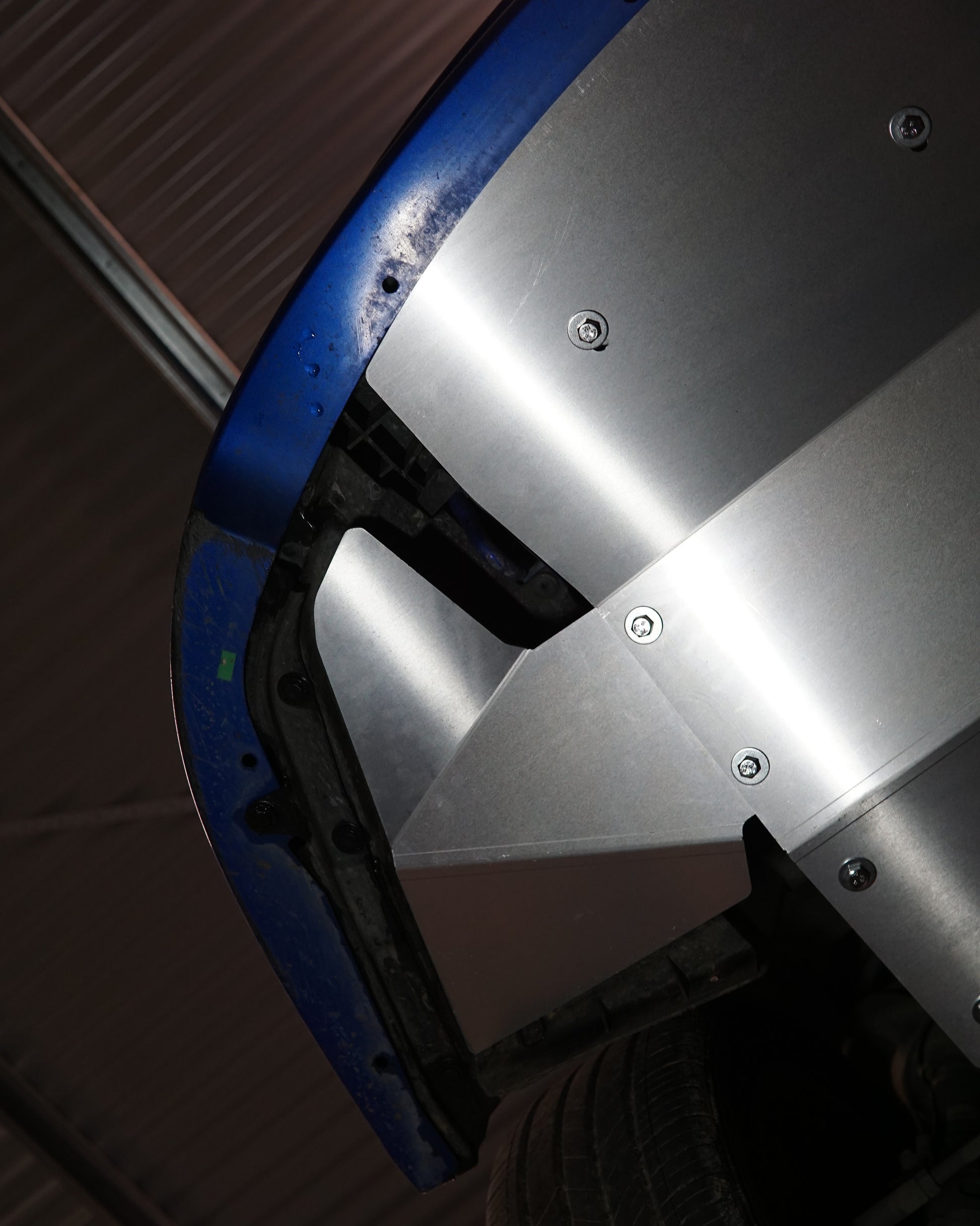 Subaru Impreza G3 WRX Underneath with Aerocutt Aluminium Undertray Fitted
