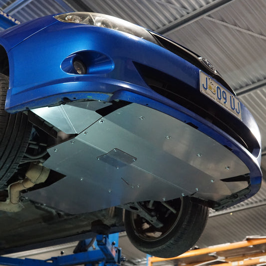 Underside Underbody Underneath of Subaru Impreza WRX G3 Aluminium Undertray Protection Bash Plate Skid Plate