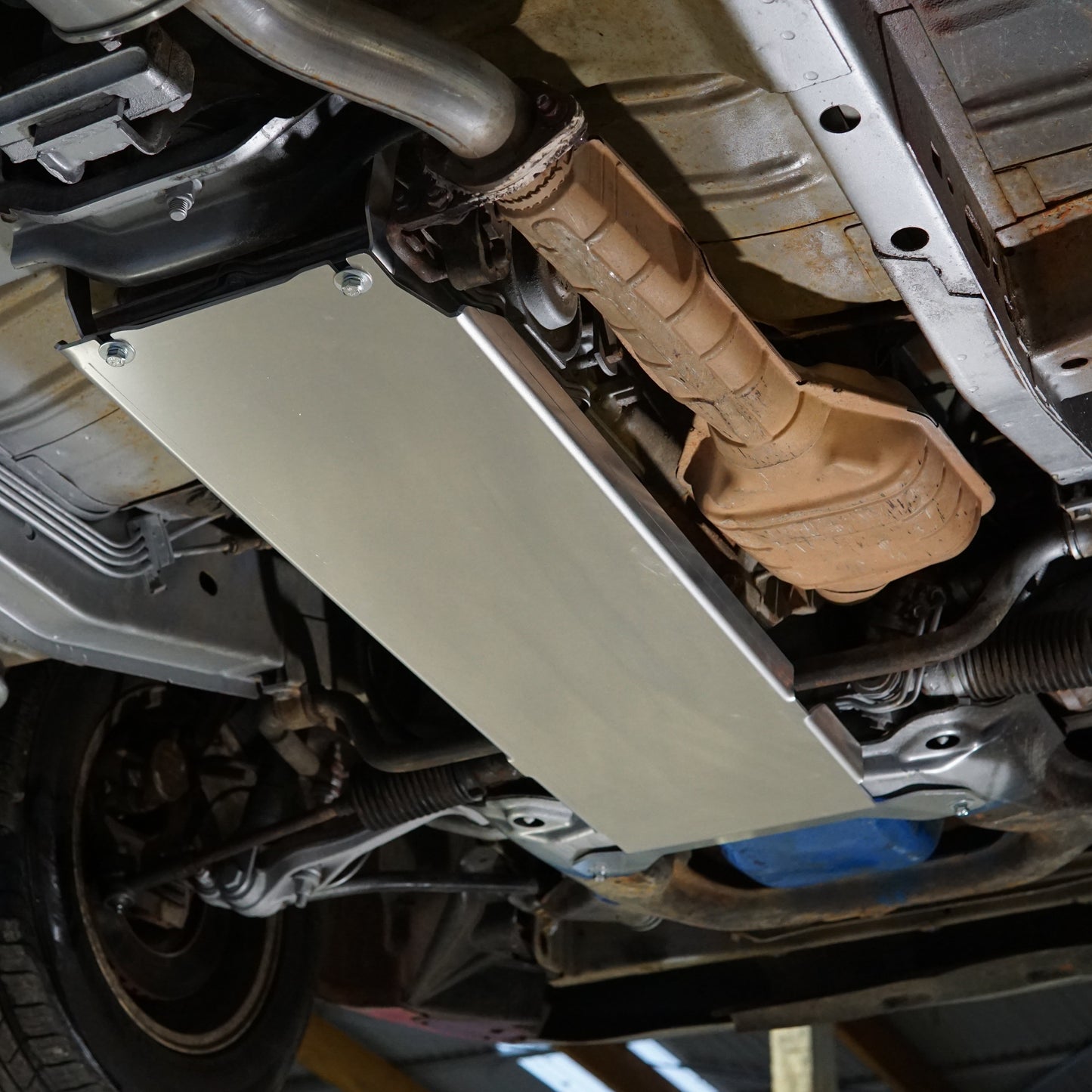 Ford Falcon EF EL Underside With An Aerocutt Heavy Duty Bash Plate Installed