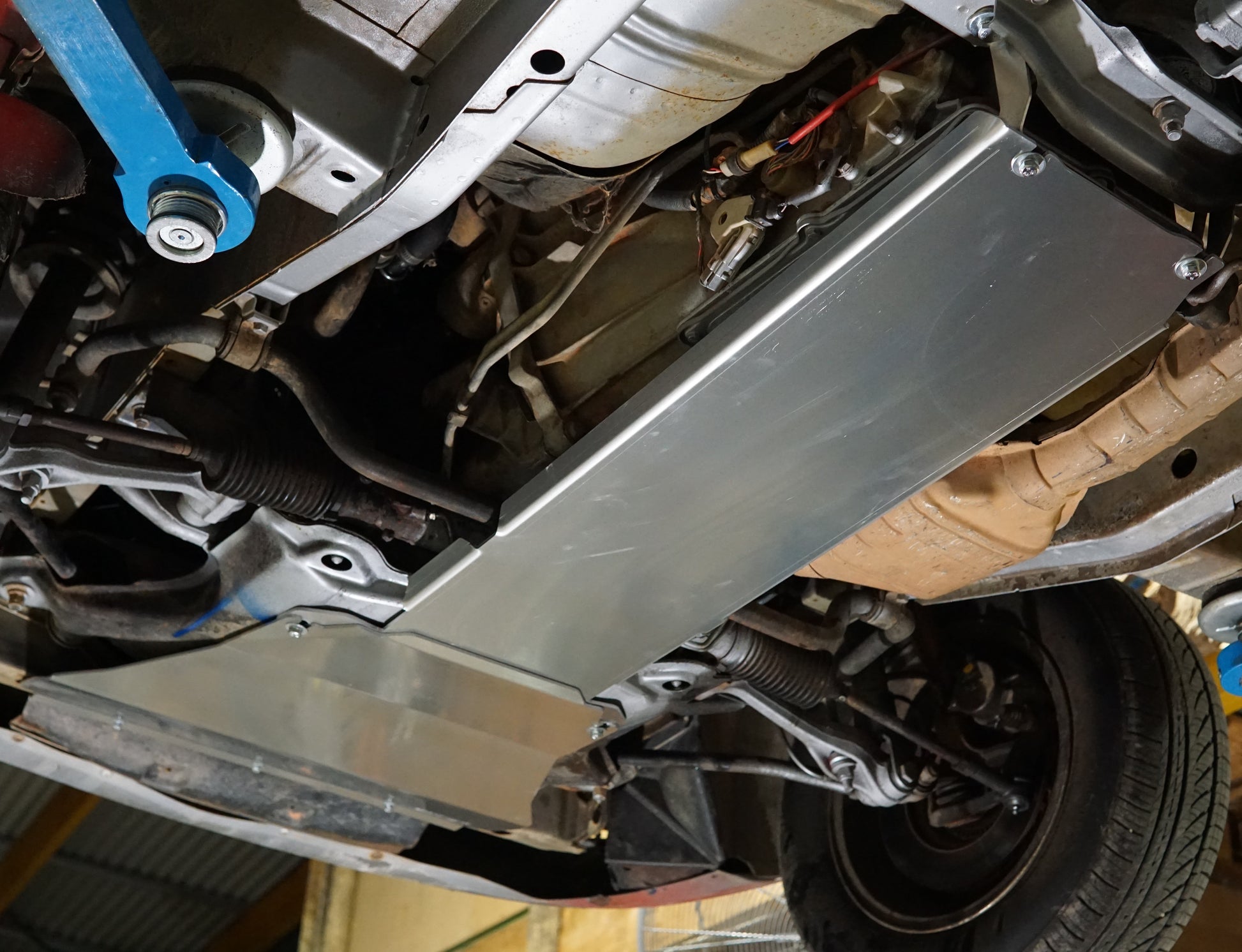 Ford Falcon EF EL Underside With An Aerocutt Heavy Duty Bash Plate Installed
