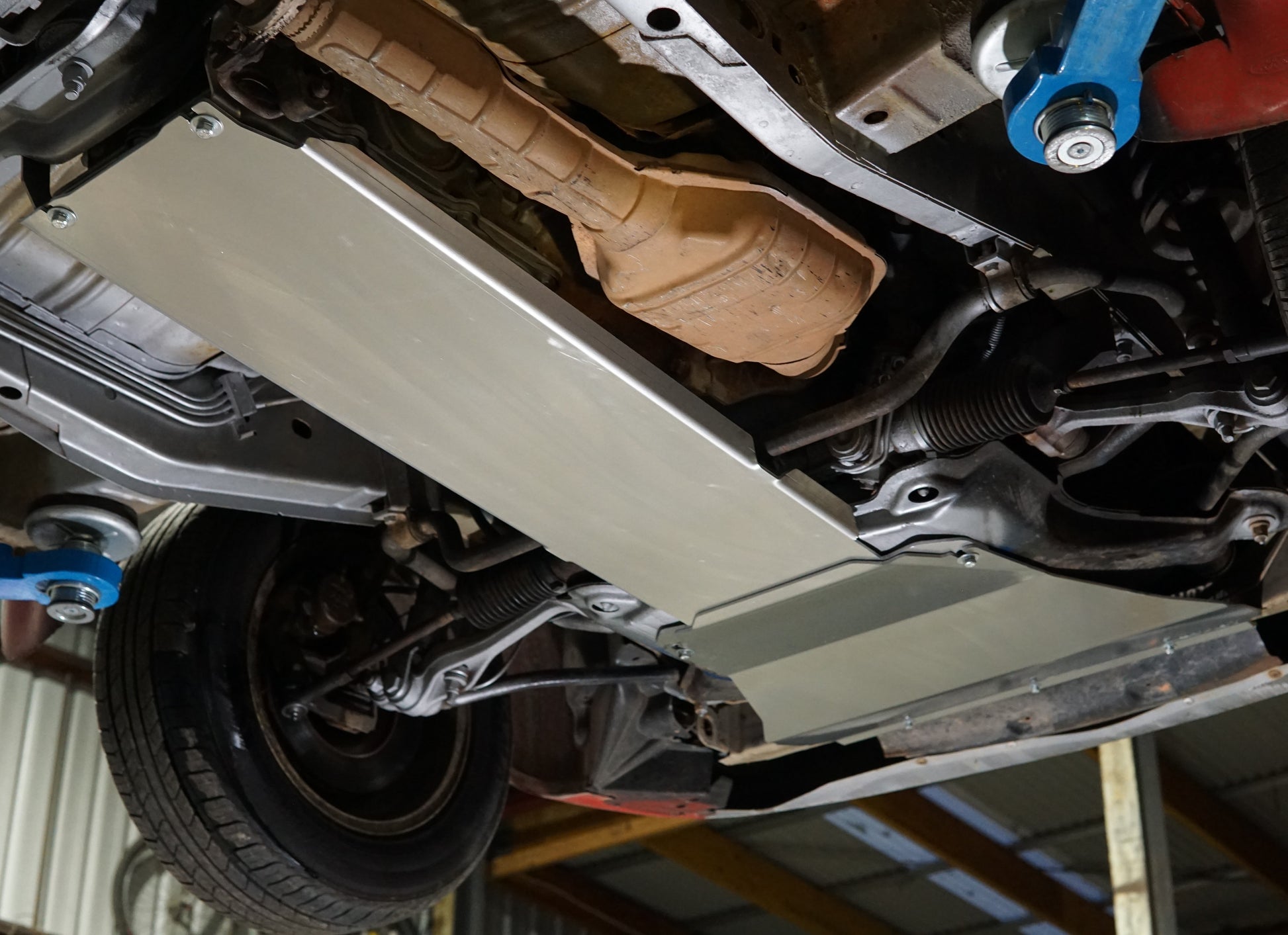 Ford Falcon EF EL Underside With An Aerocutt Heavy Duty Skid Plate Installed