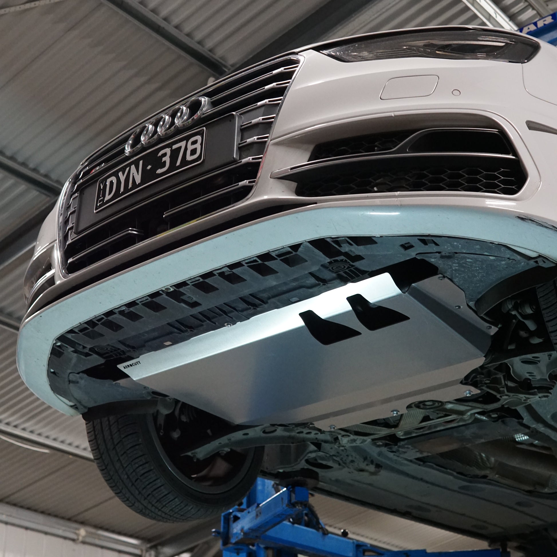 Audi S3 8V Underside With An Aerocutt Aluminium Undertray Fitted