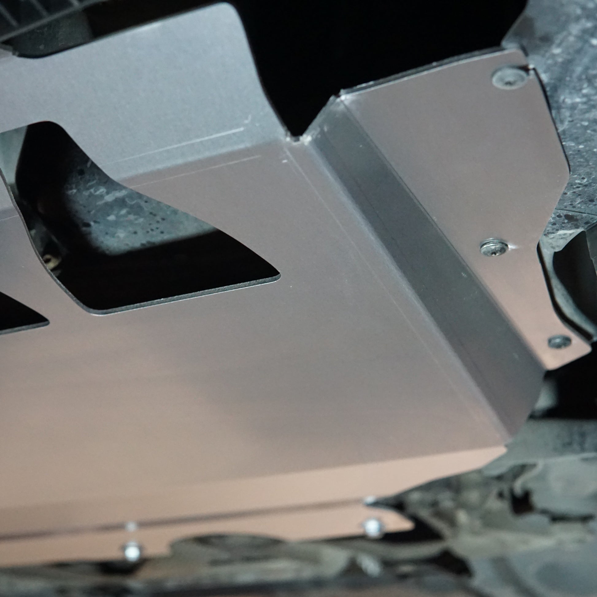 Audi S3 8V Underbody With An Aerocutt Aluminium Skid Plate Mounted