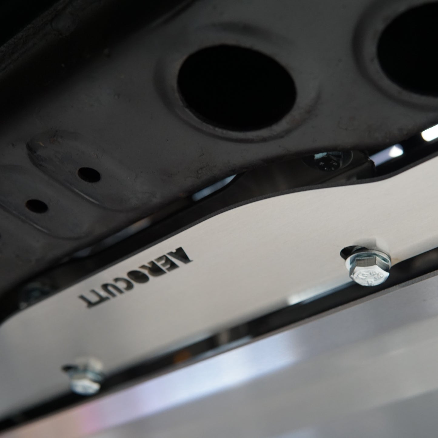 Mazda FD RX-7 Underbody with an Aerocutt aluminium front underpanel.