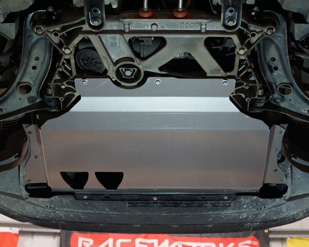 Vokswagen Golf Mk7 MQB Underside With Aerocutt Aluminium Undertray Fitted