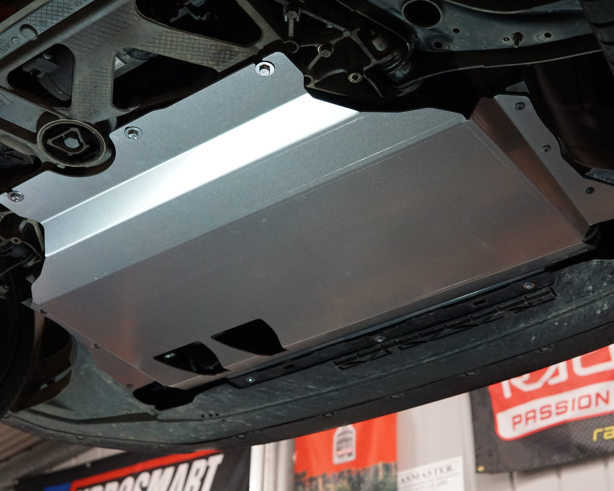 Vokswagen Golf Mk7.5 Underneath With Aerocutt Aluminium Underpanel Fitted