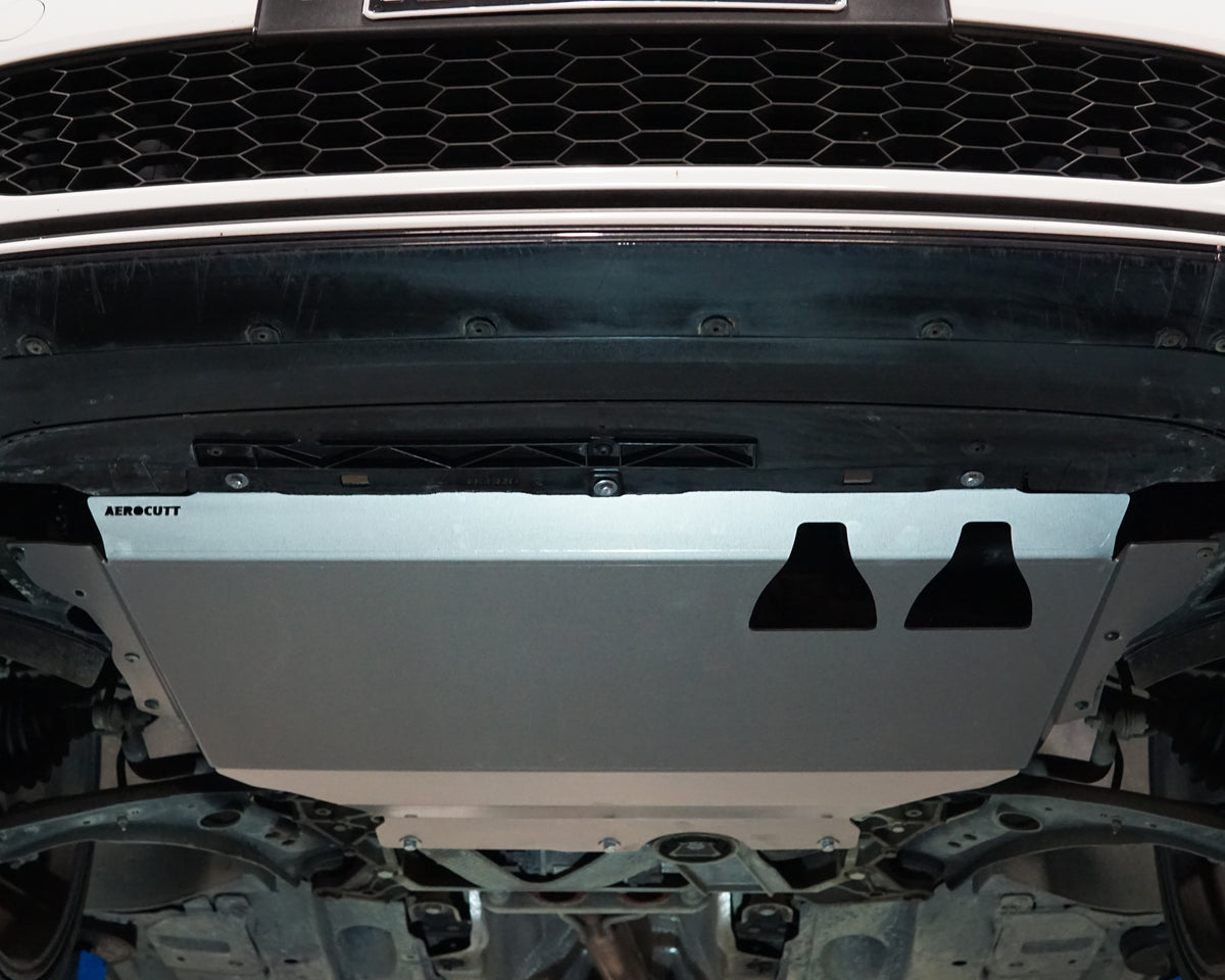 Vokswagen Golf Mk7.5 Underside With Aerocutt Aluminium Bash Plate Fitted