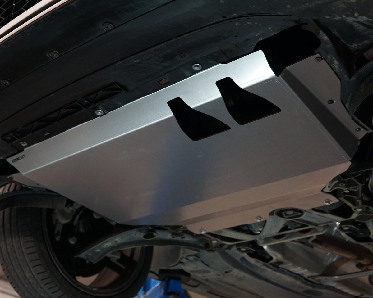 Vokswagen Golf MK7 Under With Aerocutt Aluminium Undertray Fitted For Protection