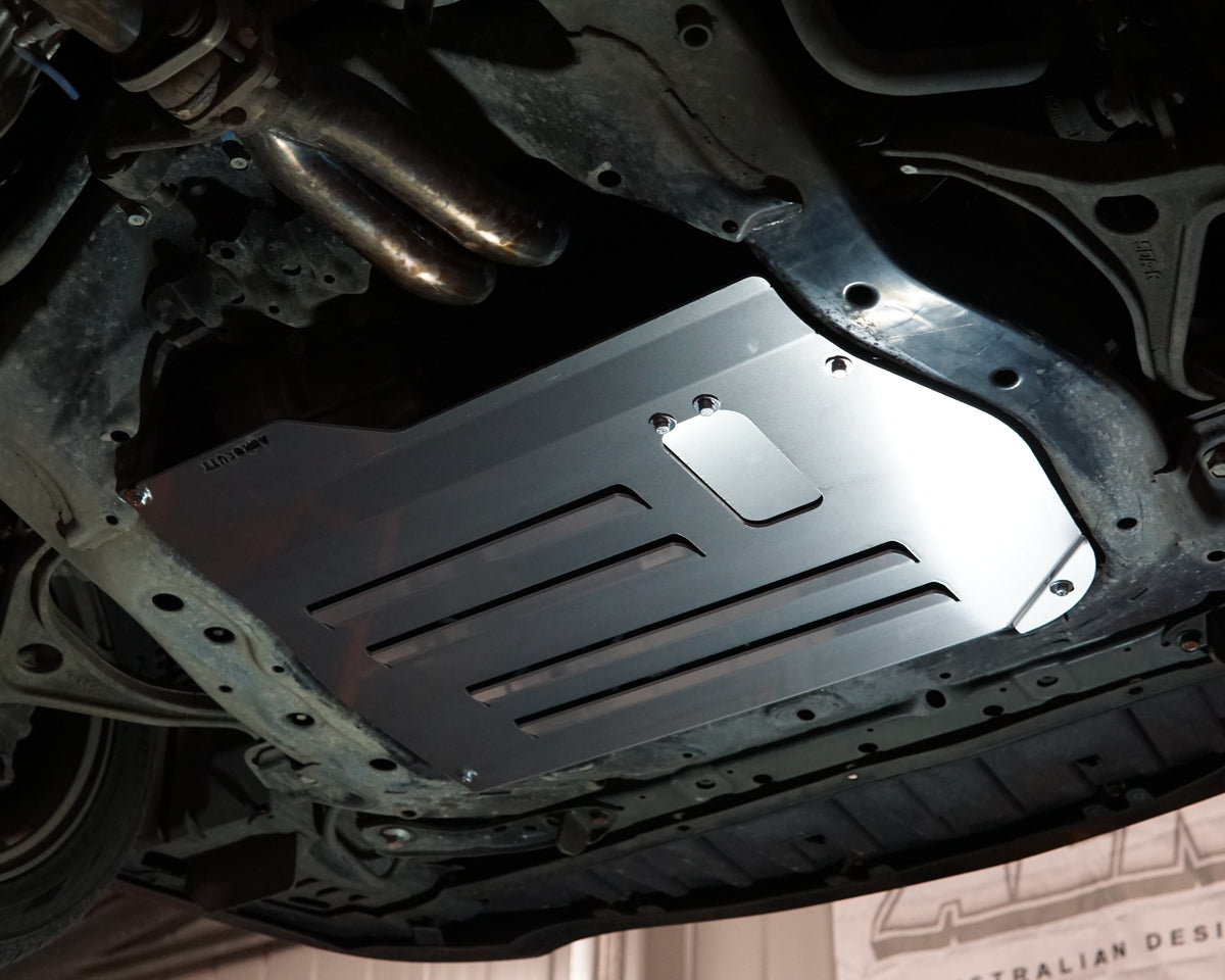 Honda Accord CL9 Under with aluminium aerocutt vented skid plate replacement fitted