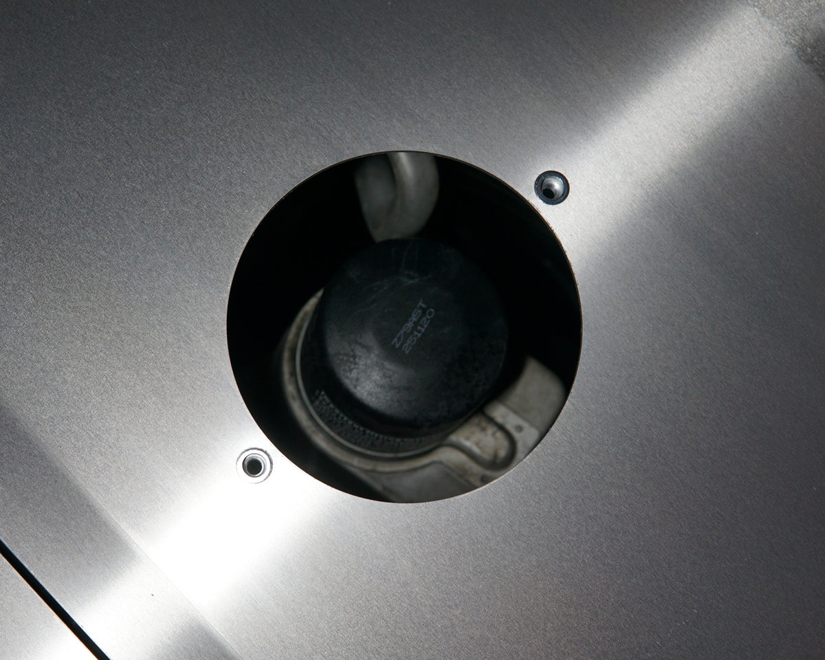 Hyundai i30 PD front undercarriage with an aluminium Aerocutt undertray installed