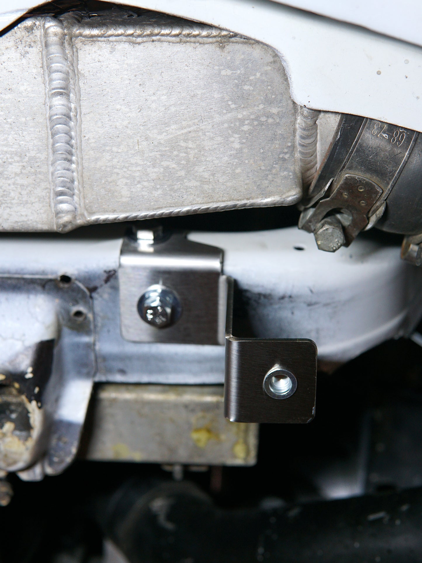 evo 6 skid plate MOUNT STAINLESS STEEL 