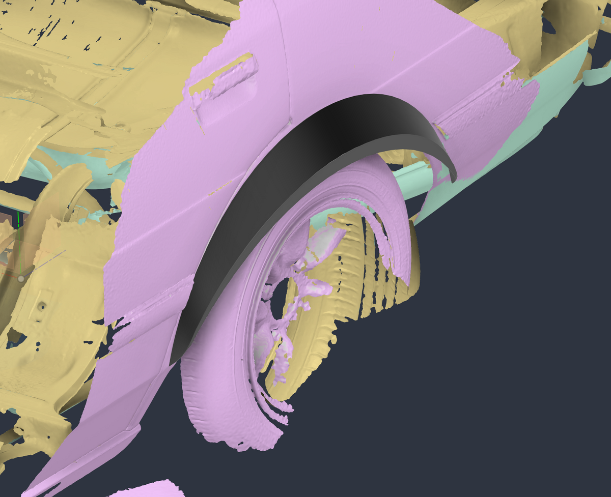 ke70 ae71 rear fenders wheel arches 