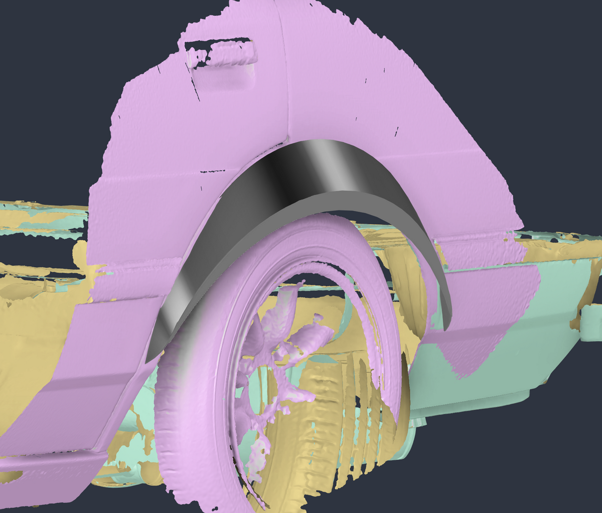 ke70 ae71 rear pumped wheel wells arches 