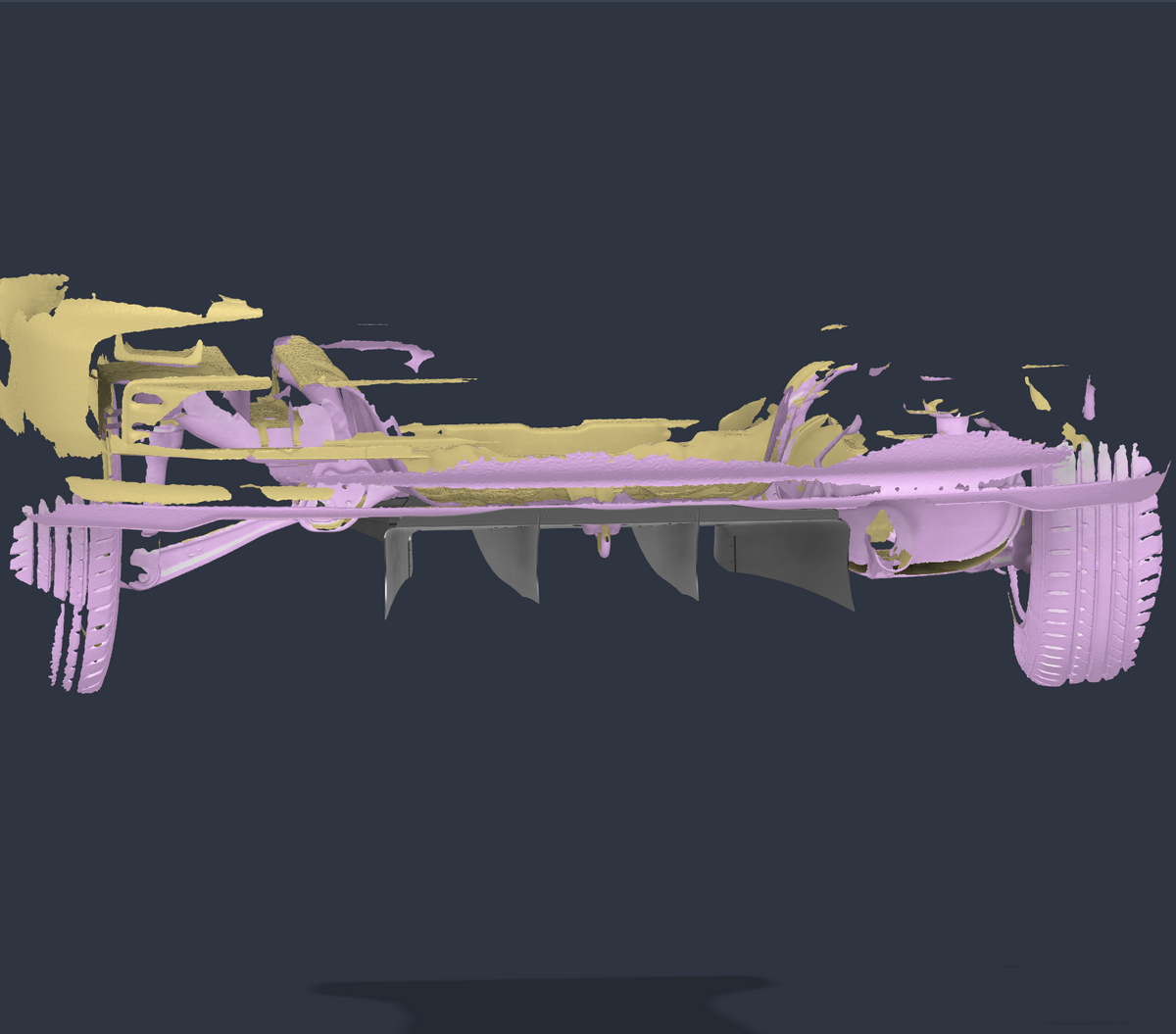 honda civic rear underbody diffuser 