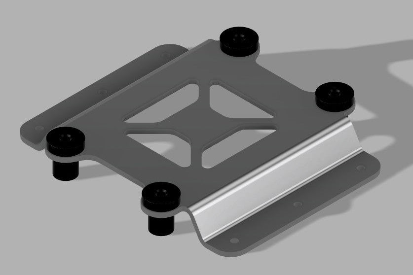 Haltech Elite Aluminium Mount Bracket With Rubber Vibration Dampeners