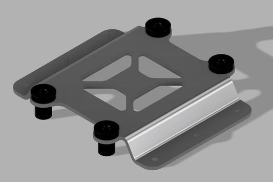 Haltech Elite Aluminium Mount Bracket With Rubber Vibration Dampeners